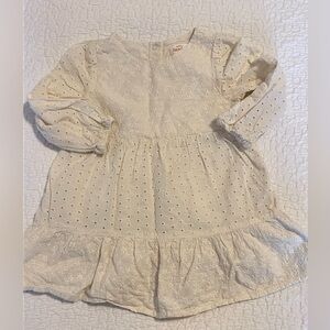 Baby girl off white dress size 18 months